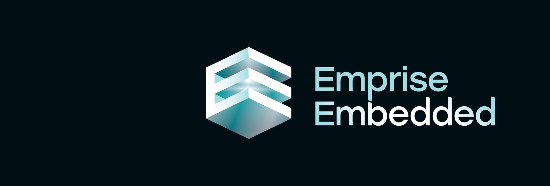 Emprise Embedded logo on dark background