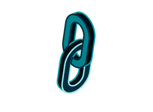 Two chain links