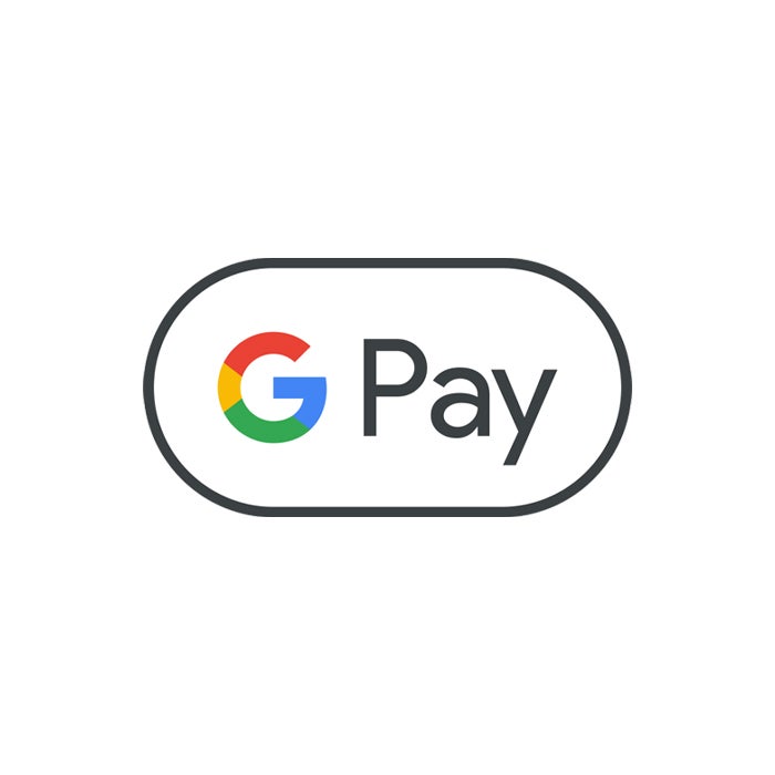 Multi-colored letter G next to the word Pay surrounded by oval