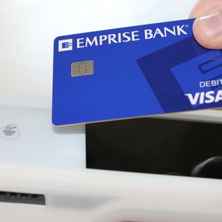 Blue Contactless Card