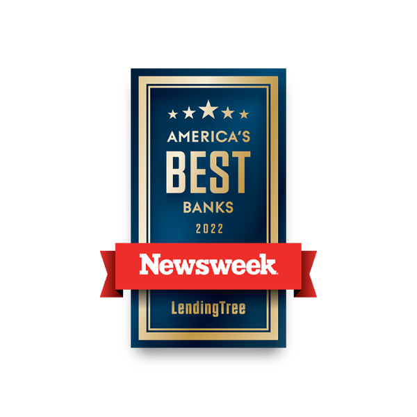 America's Best Banks 2022 Newsweek LendingTree logo
