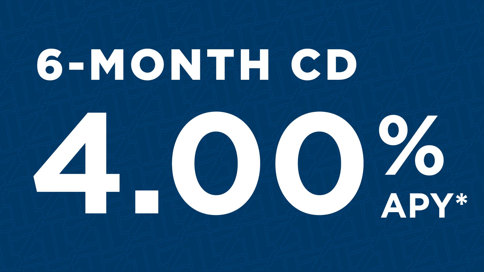 6-Month CD (Certificate of Deposit) 4.00% APY