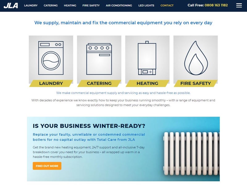 New Kentico 12 MVC website for JLA