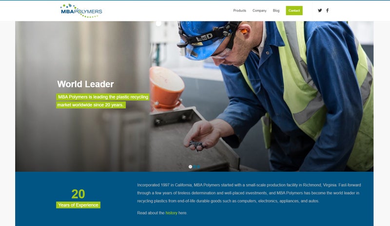 New website launch for MBA Polymers
