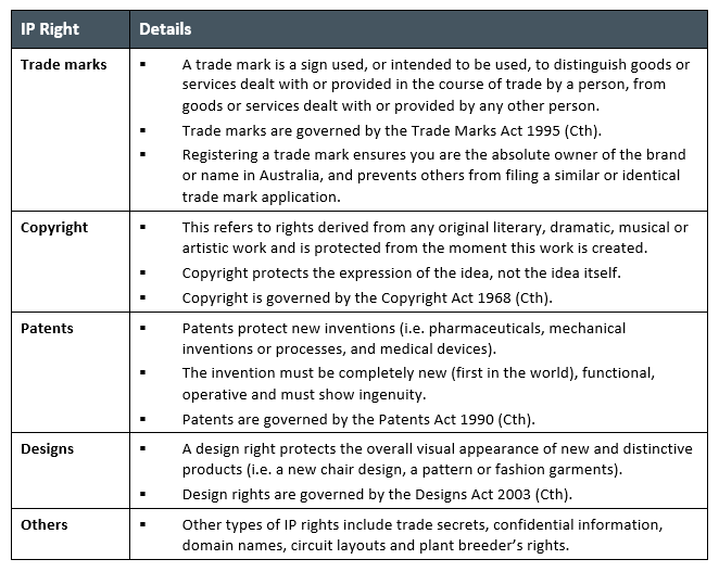 Understanding the basics of IP rights