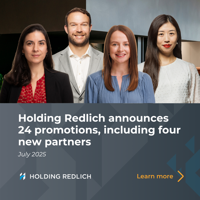 Holding Redlich announces 24 promotions including four new partners