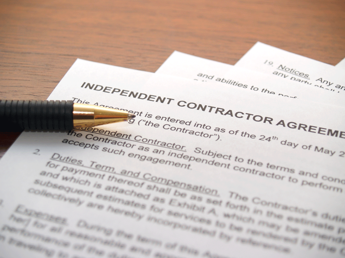 New rights for independent contractor in unfair arrangements