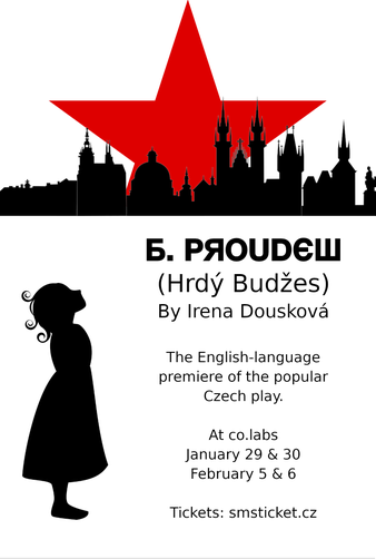 Promotional poster for B. Proudew.