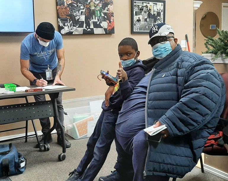 Co-located with a barbershop, this NCOA Vaccine Uptake Initiative grantee found a unique way to help local Black men improve their health. 